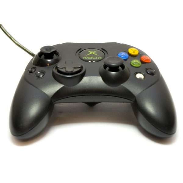 Original Microsoft XBOX Controller S Type Wired Black OEM w/ Breakaway Cable - Image 3