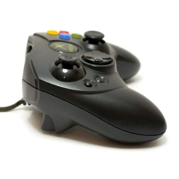 Original Microsoft XBOX Controller S Type Wired Black OEM w/ Breakaway Cable - Image 2