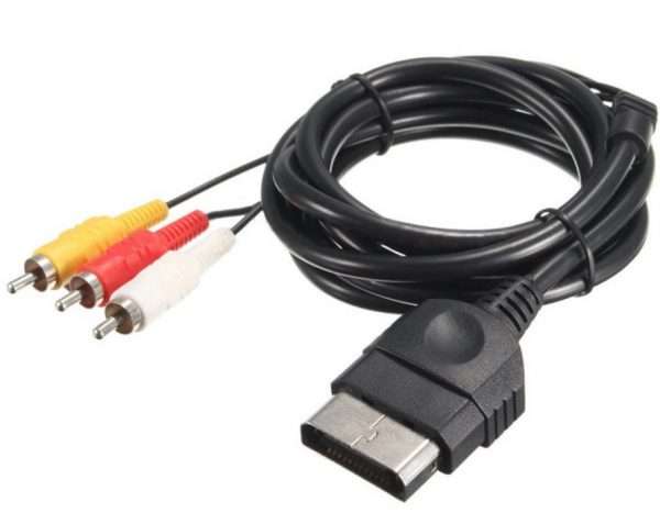 Original Classic Xbox 6FT Audio Video Composite Cable AV 3 RCA Wire Cord - Image 5